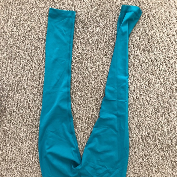 Teal workout leggings - Picture 2 of 2